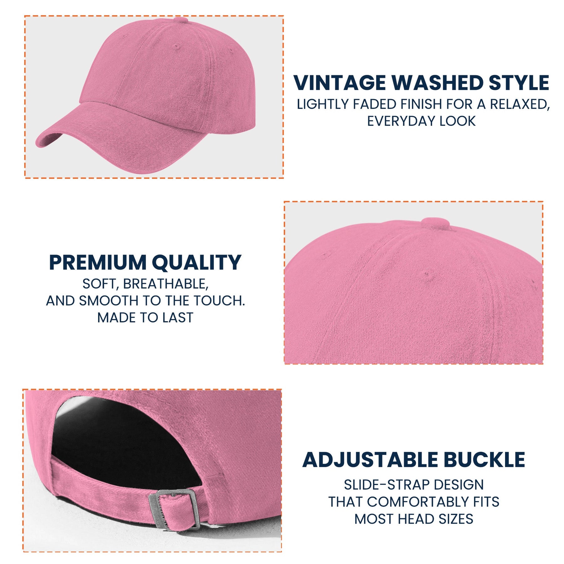 Girls Just Wanna Have Sun - Personalized Distressed Denim Cap