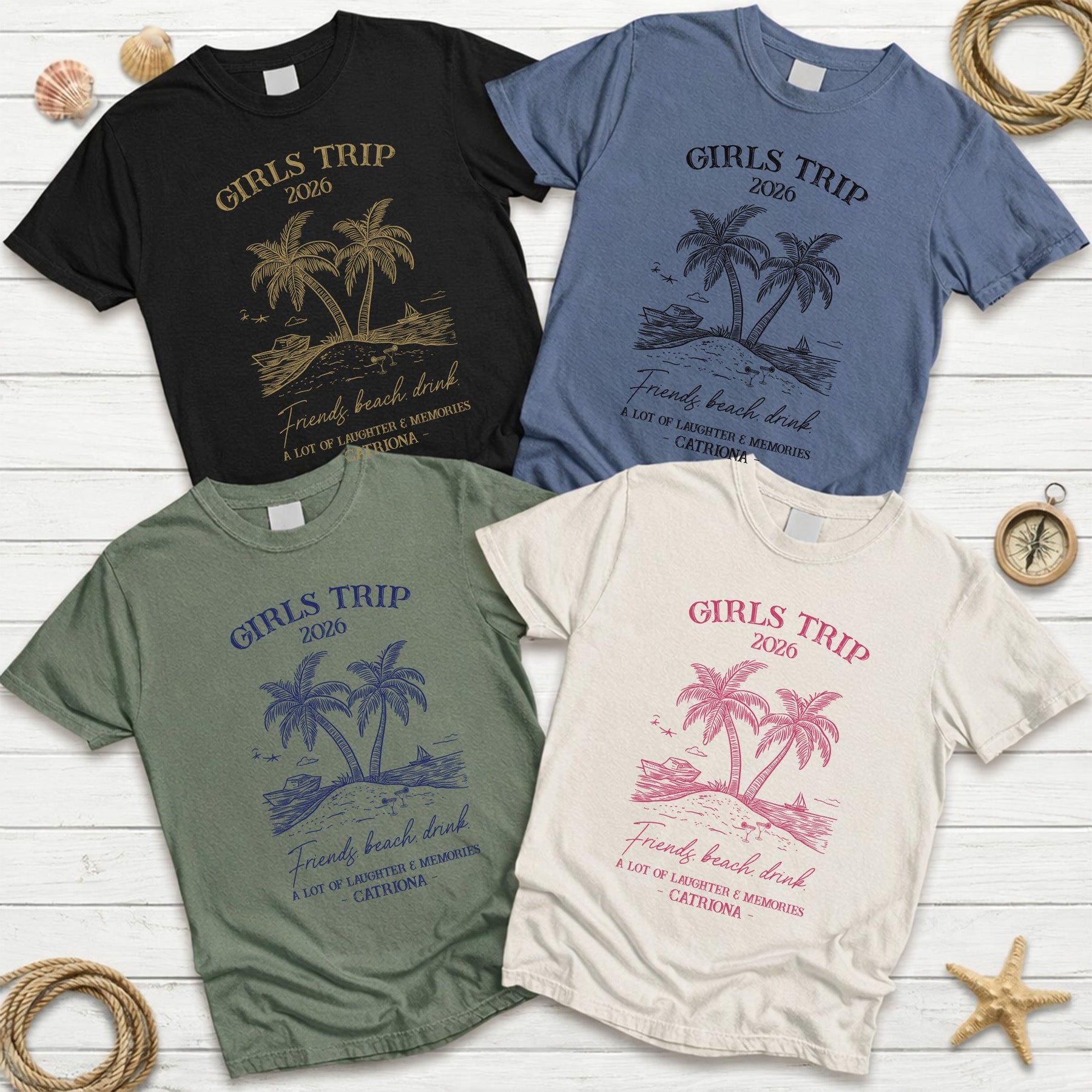 Girls Trip Summer - Personalized Shirt