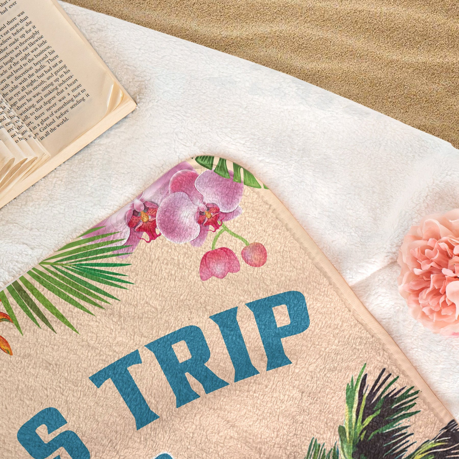 Girls Trip Hot Summer - Personalized Beach Towel