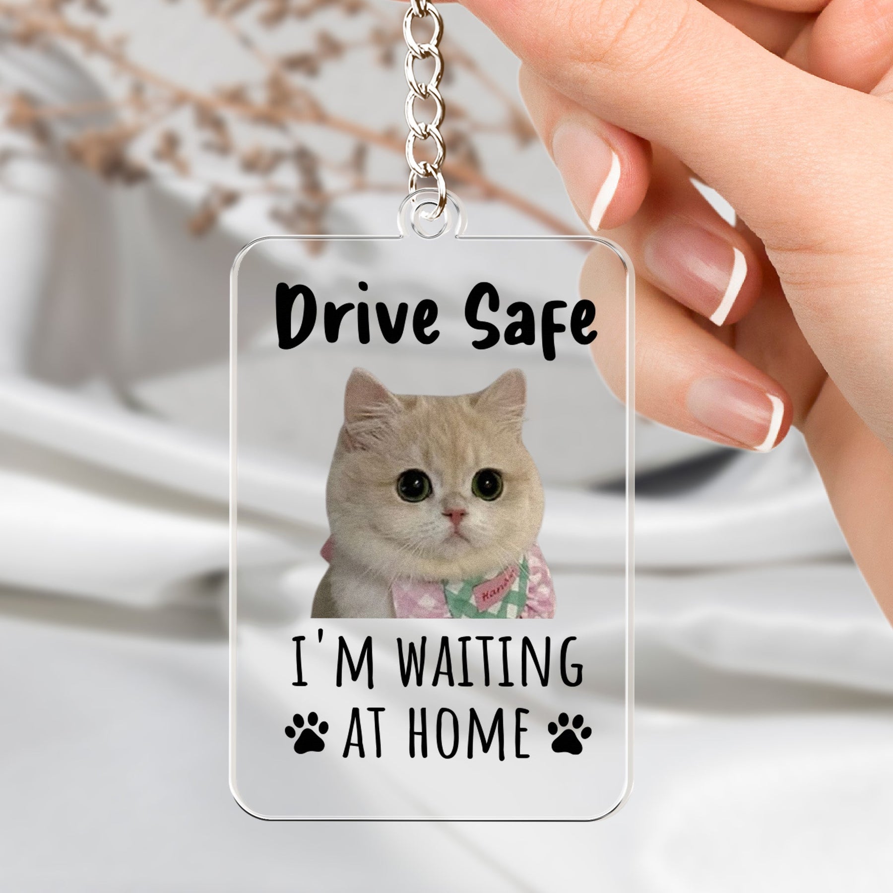 Give Me All Your Attention - Personalized Photo Acrylic Bookmark And Keychain Set