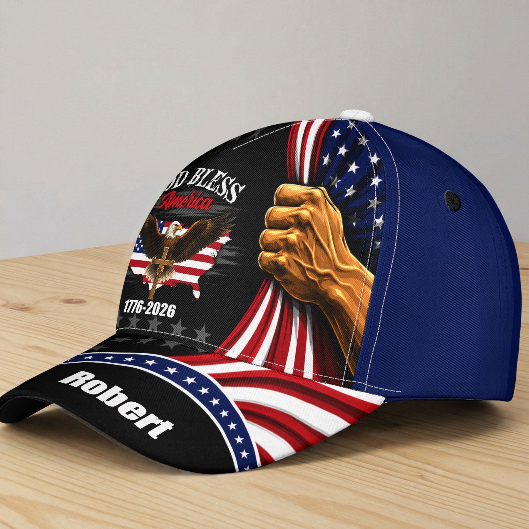 God Bless America - Personalized Cap