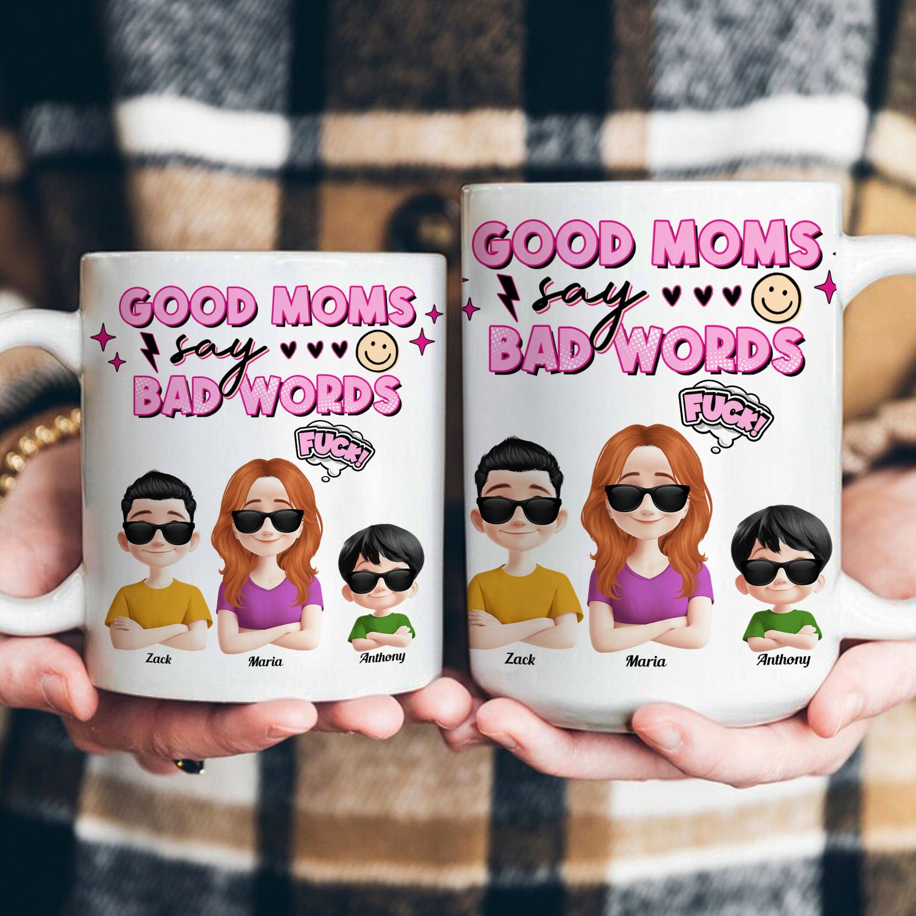 Good Moms Say Bad Words - Personalized Mug