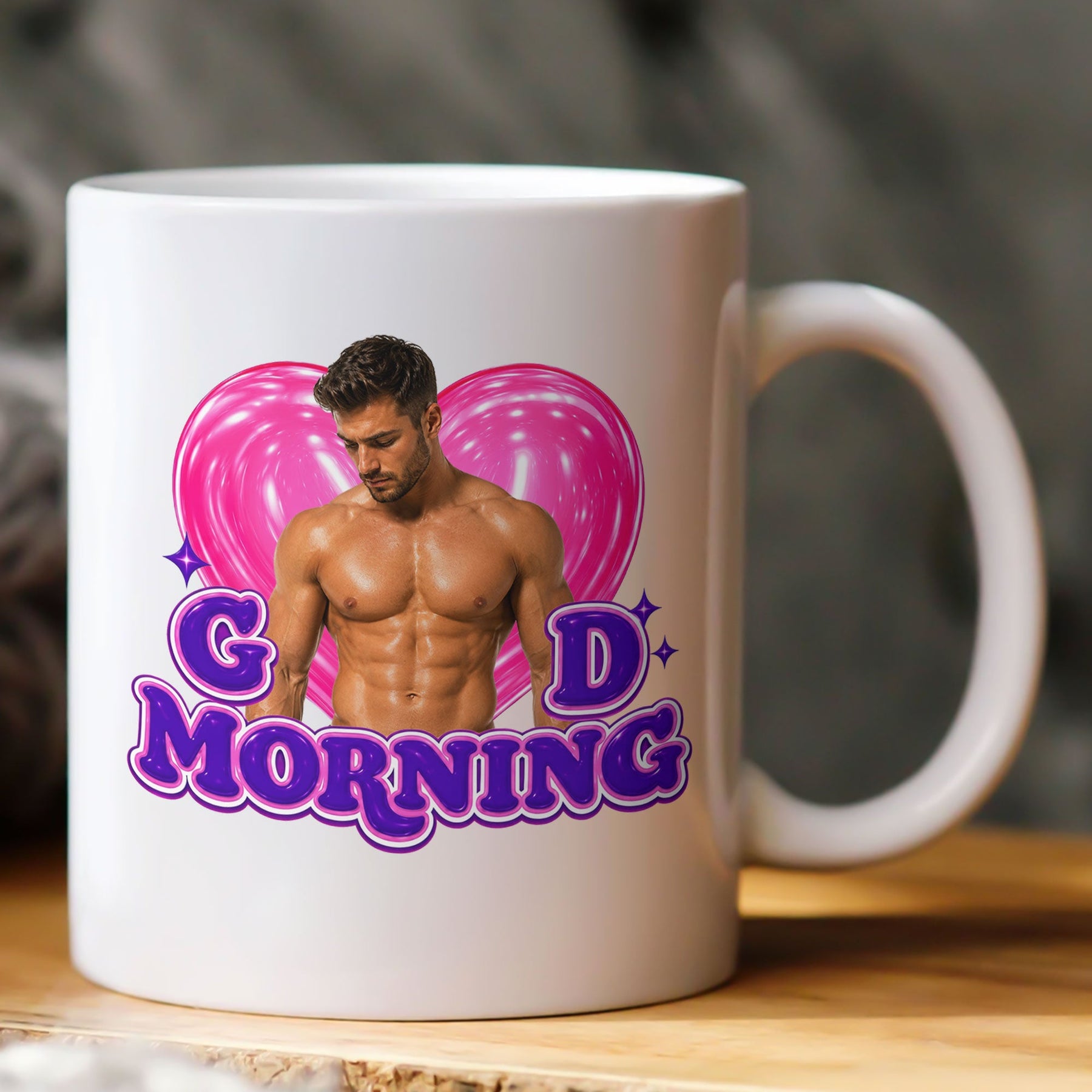 Good Morning Upload Your Photo - Funny Gift For Wife, Girlfriend, Her - Personalized Mug