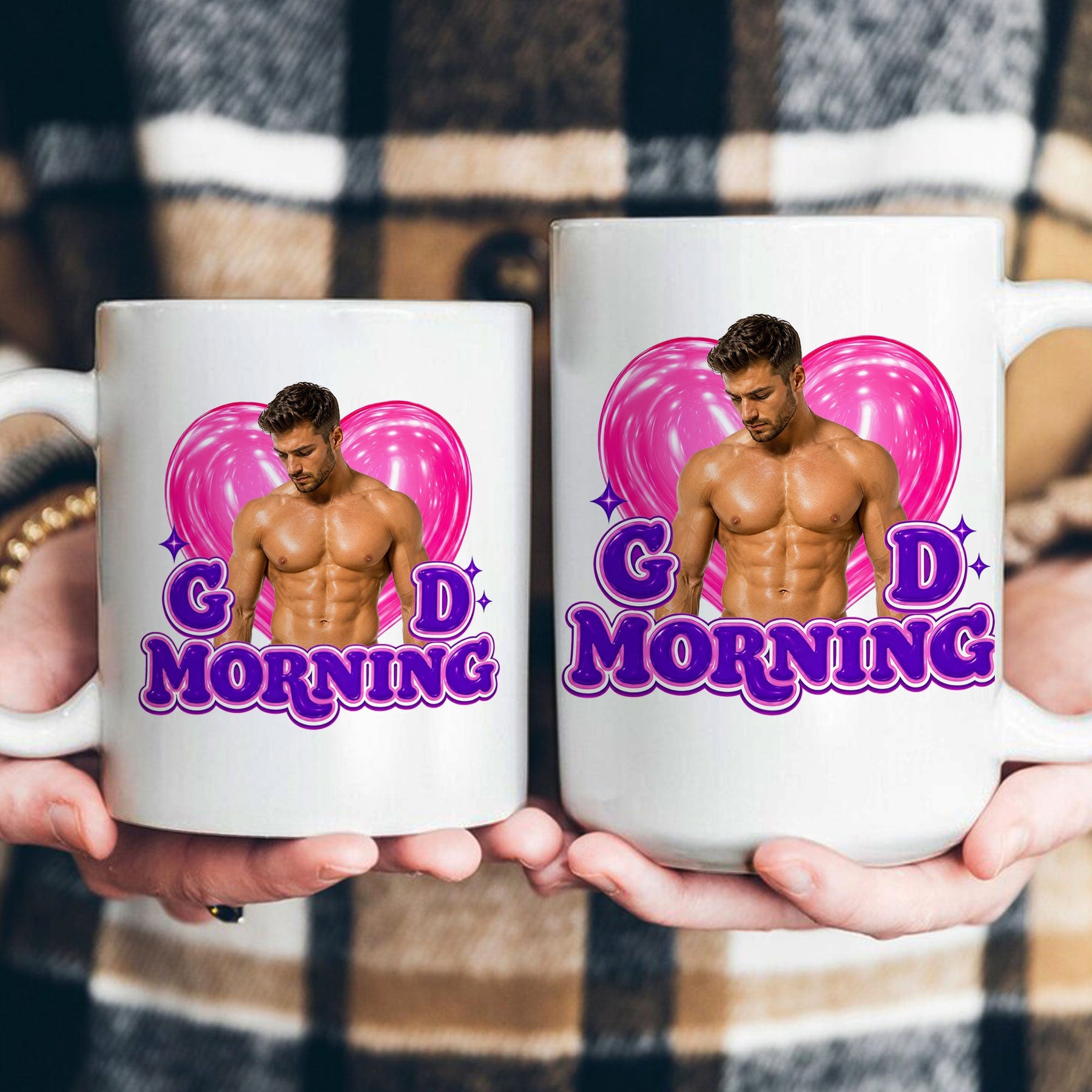Good Morning Upload Your Photo - Funny Gift For Wife, Girlfriend, Her - Personalized Mug