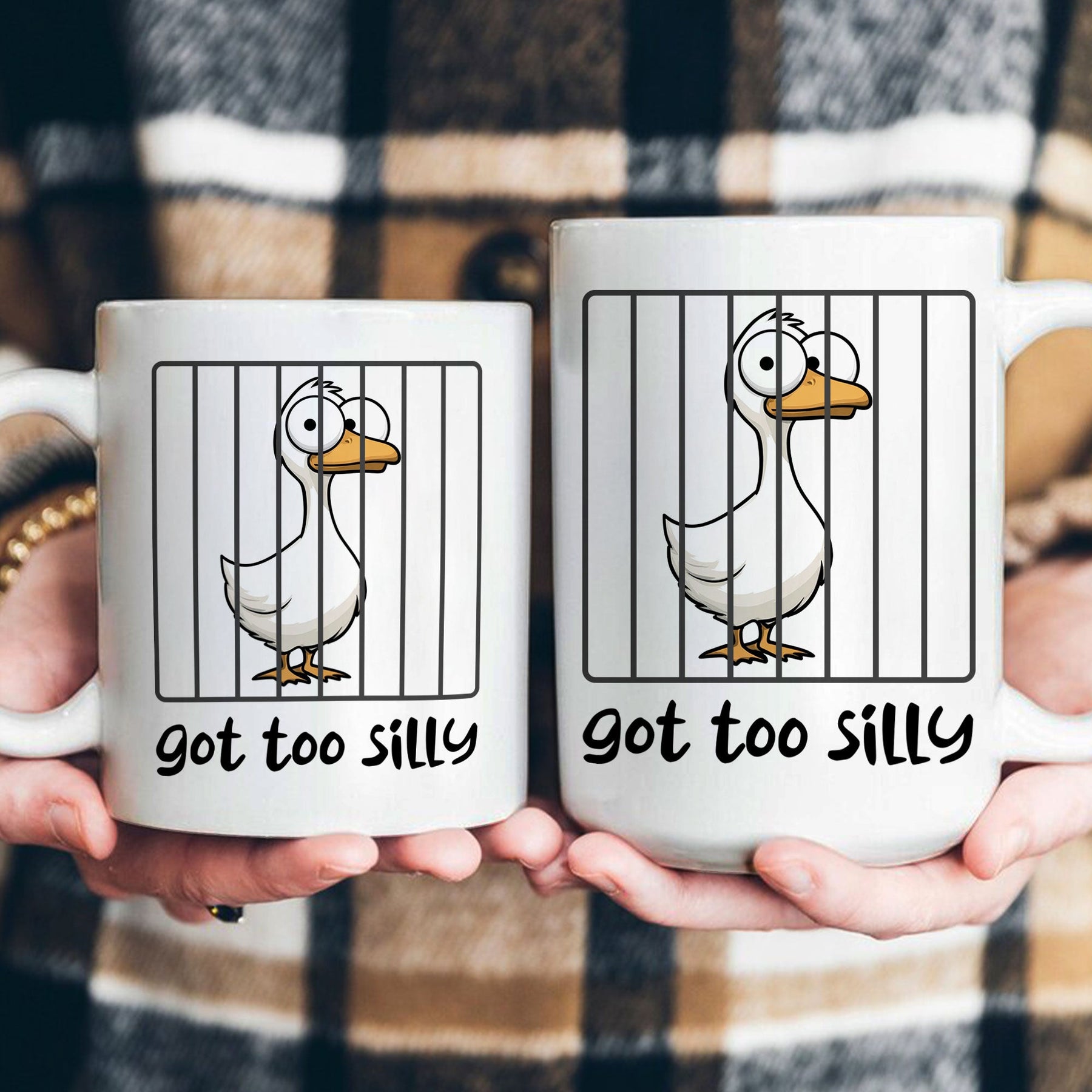 Got Too Silly Hilarious Gift Silly Goose Funny Animals - Personalized Mug