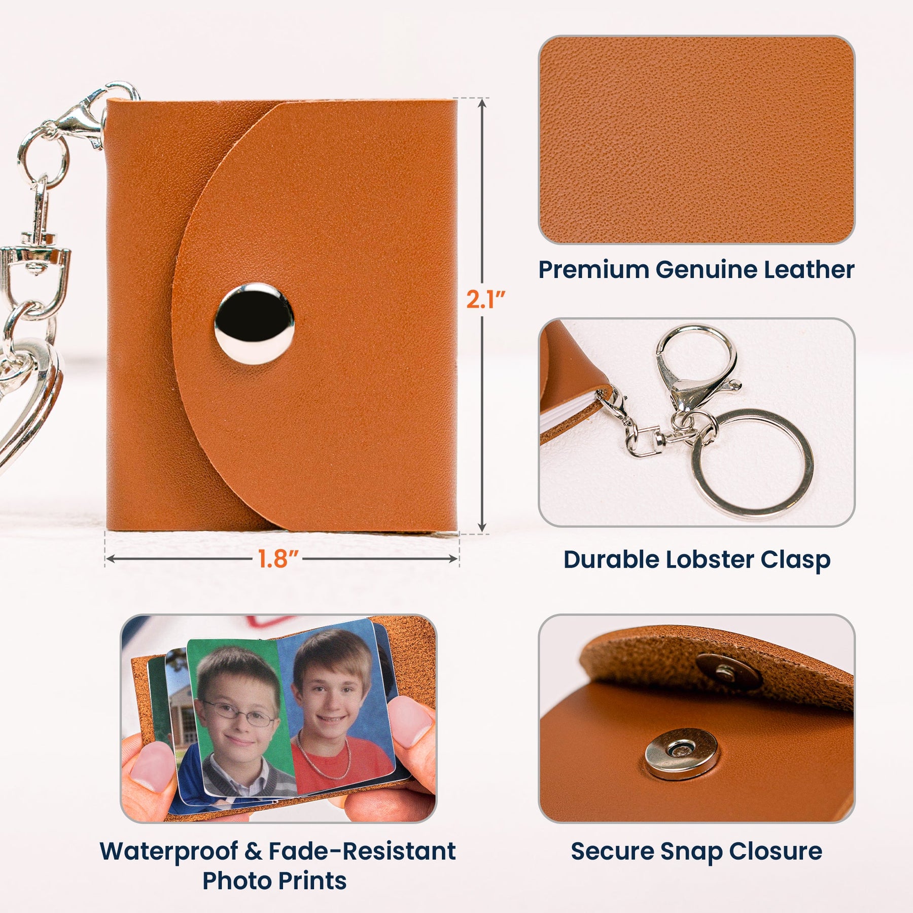 Graduation Custom Yearly School Photo - Personalized Keychain