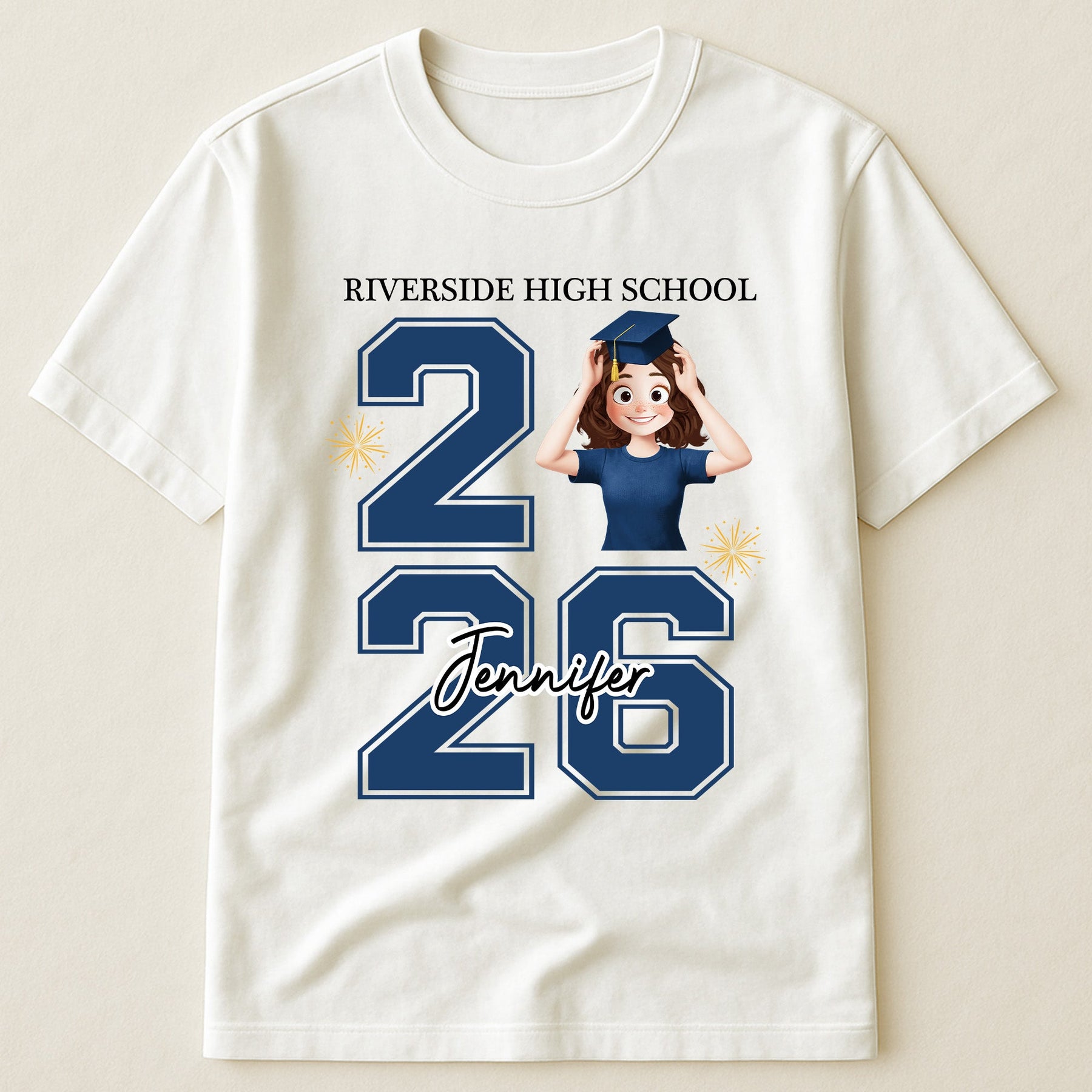 Graduation Cute Cartoon - Personalized Shirt
