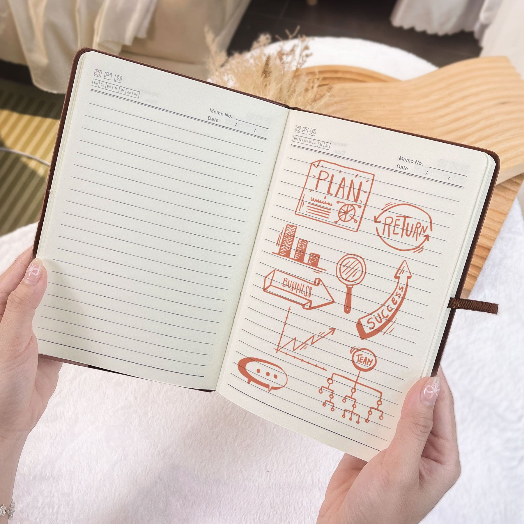 Graduation May You Be Proud Of The Work - Personalized Leather Journal