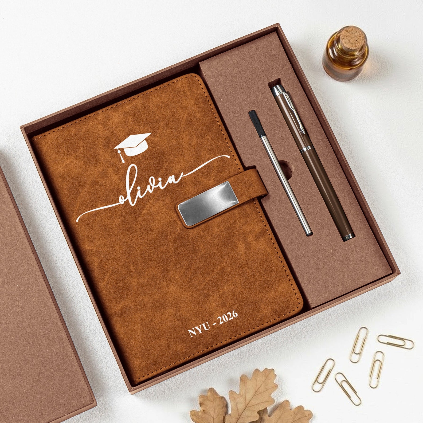 Graduation Custom Name School Year - Personalized Notebook Set