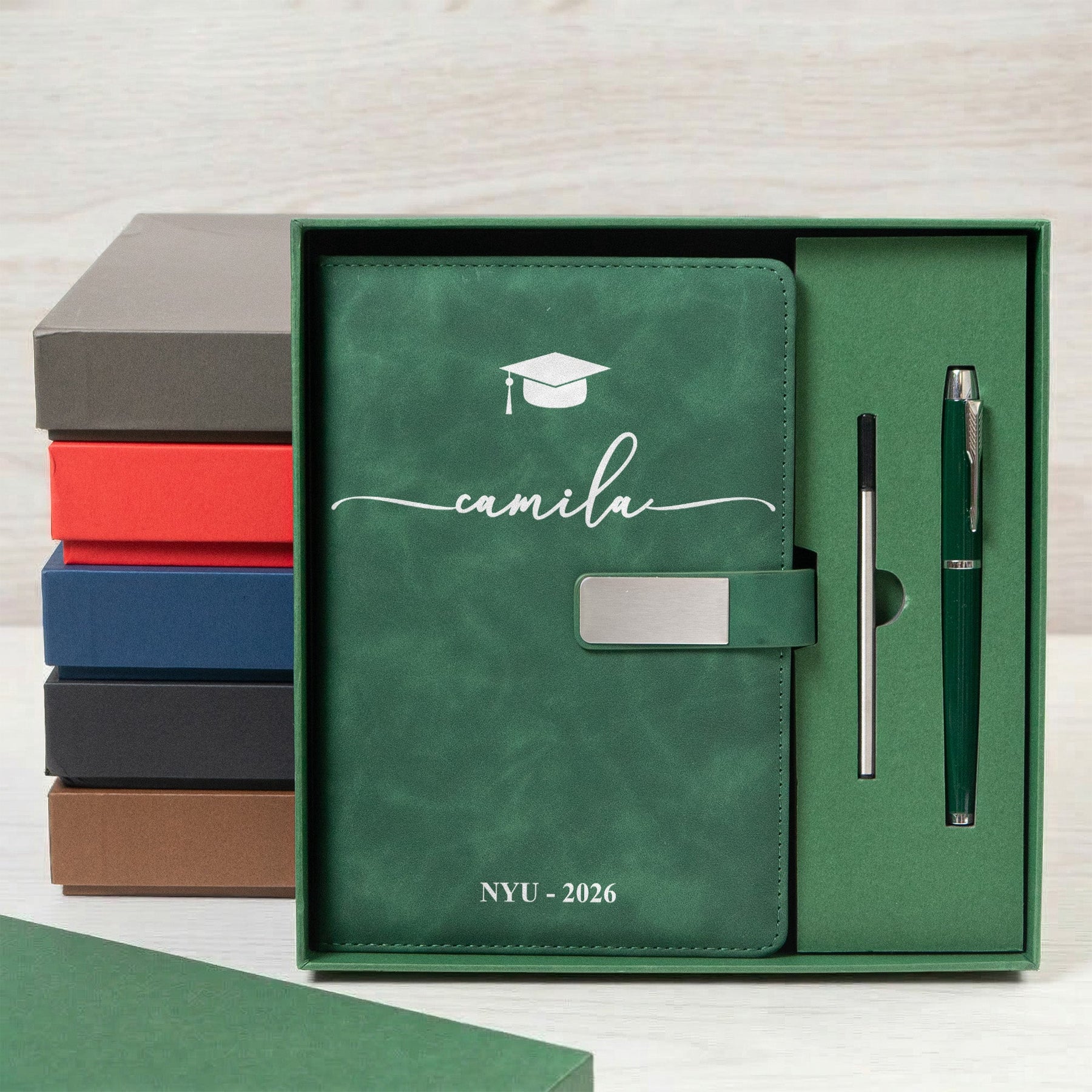 Graduation Custom Name School Year - Personalized Notebook Set