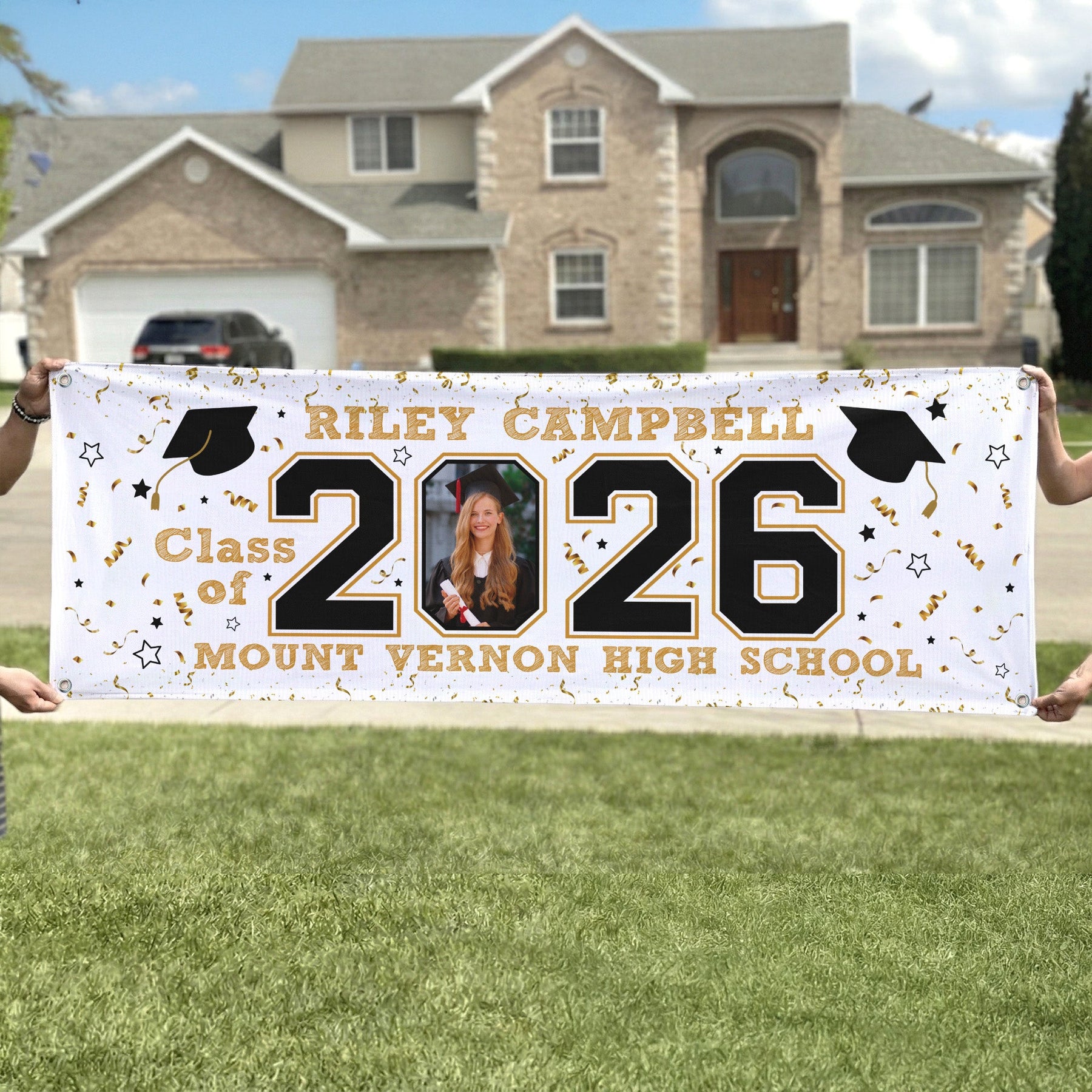 Graduation Custom - Personalized Photo Banner