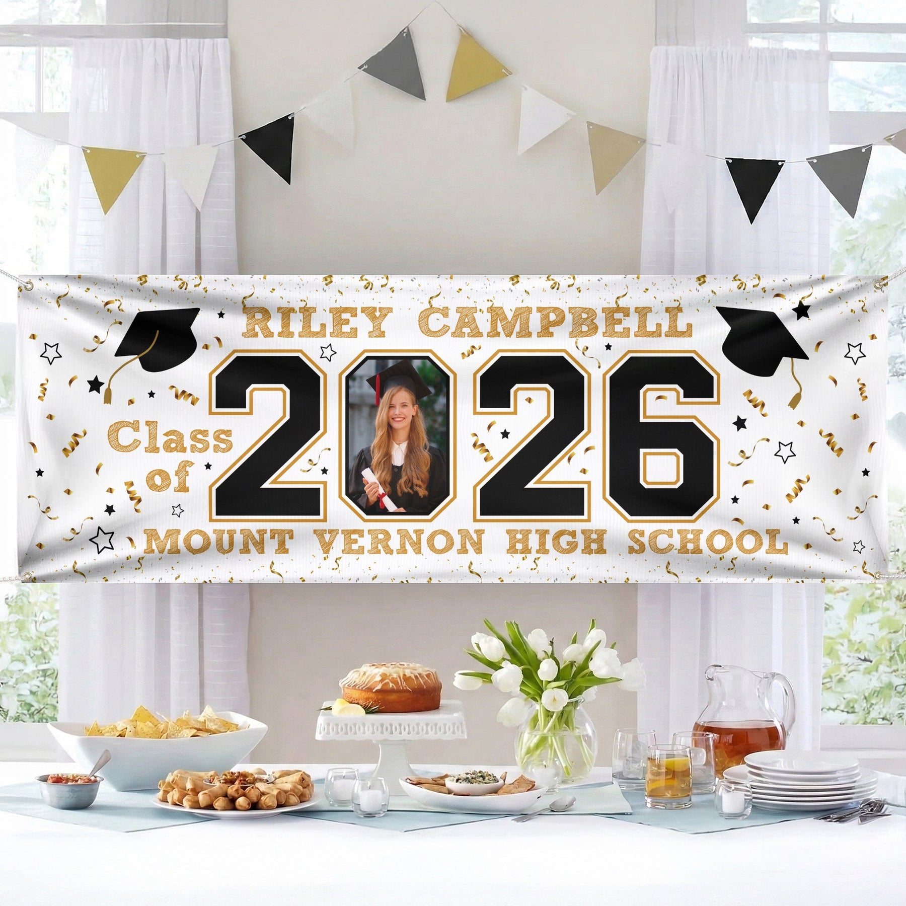 Graduation Custom - Personalized Photo Banner
