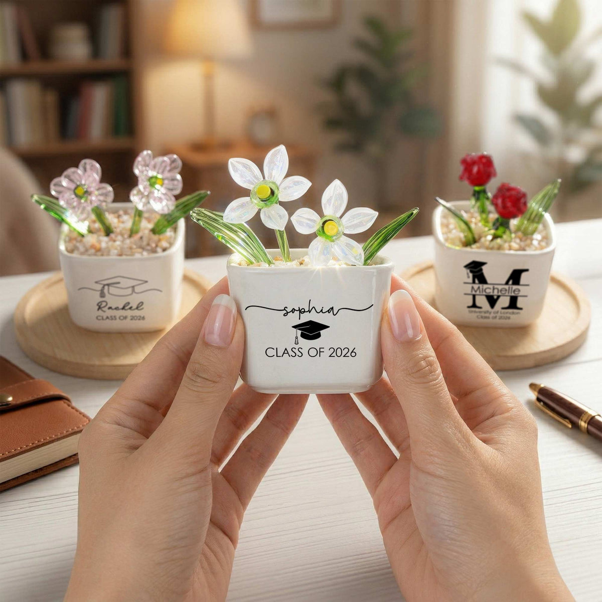 Graduation Gift For Her Him - Personalized Plant Pot