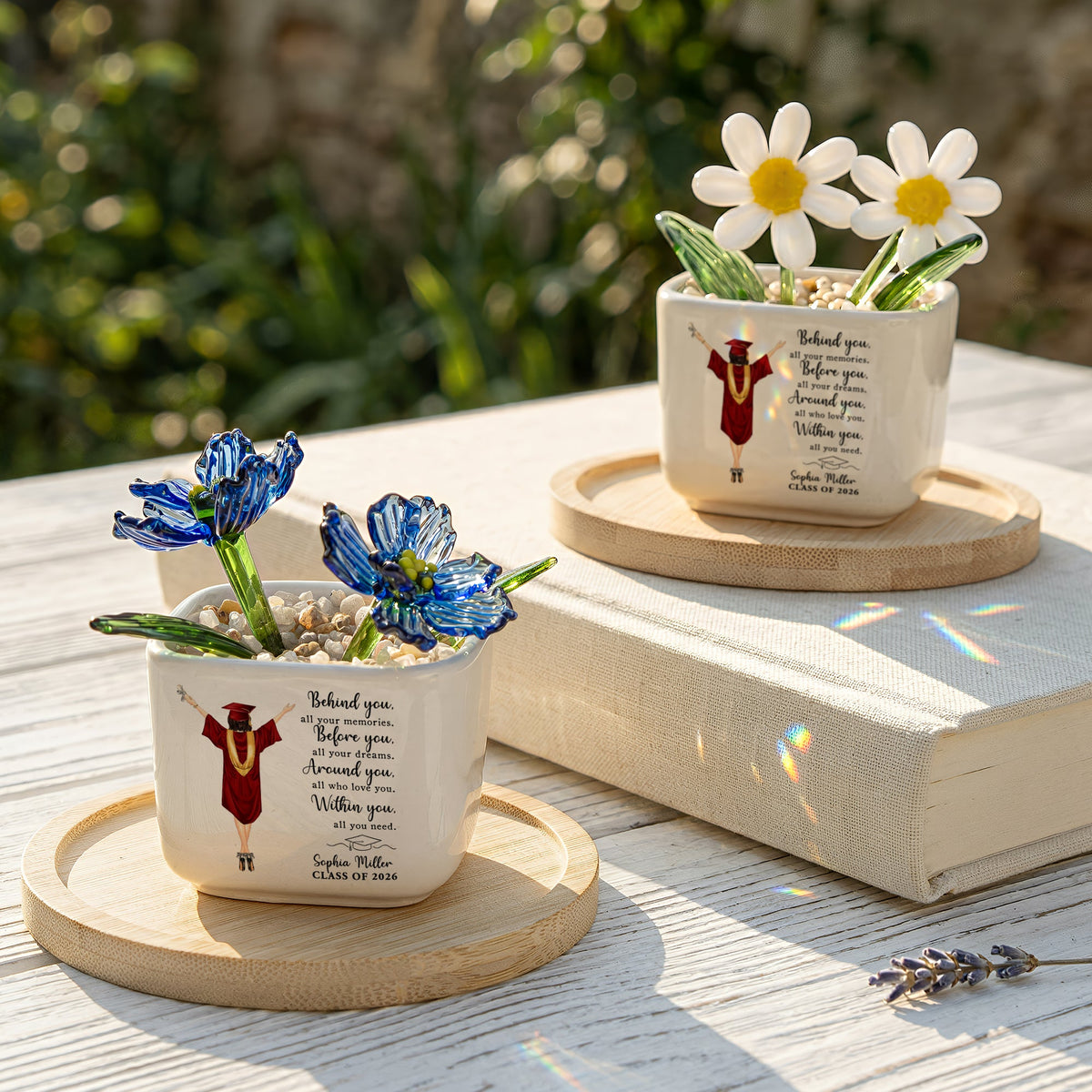 Graduation Gifts For Her - Personalized Plant Pot