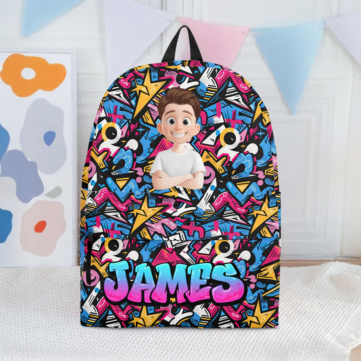 Graffiti Name Custom - Personalized Backpack
