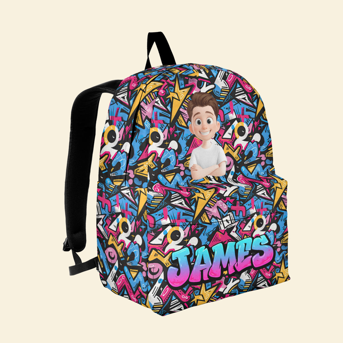 Graffiti Name Custom - Personalized Backpack