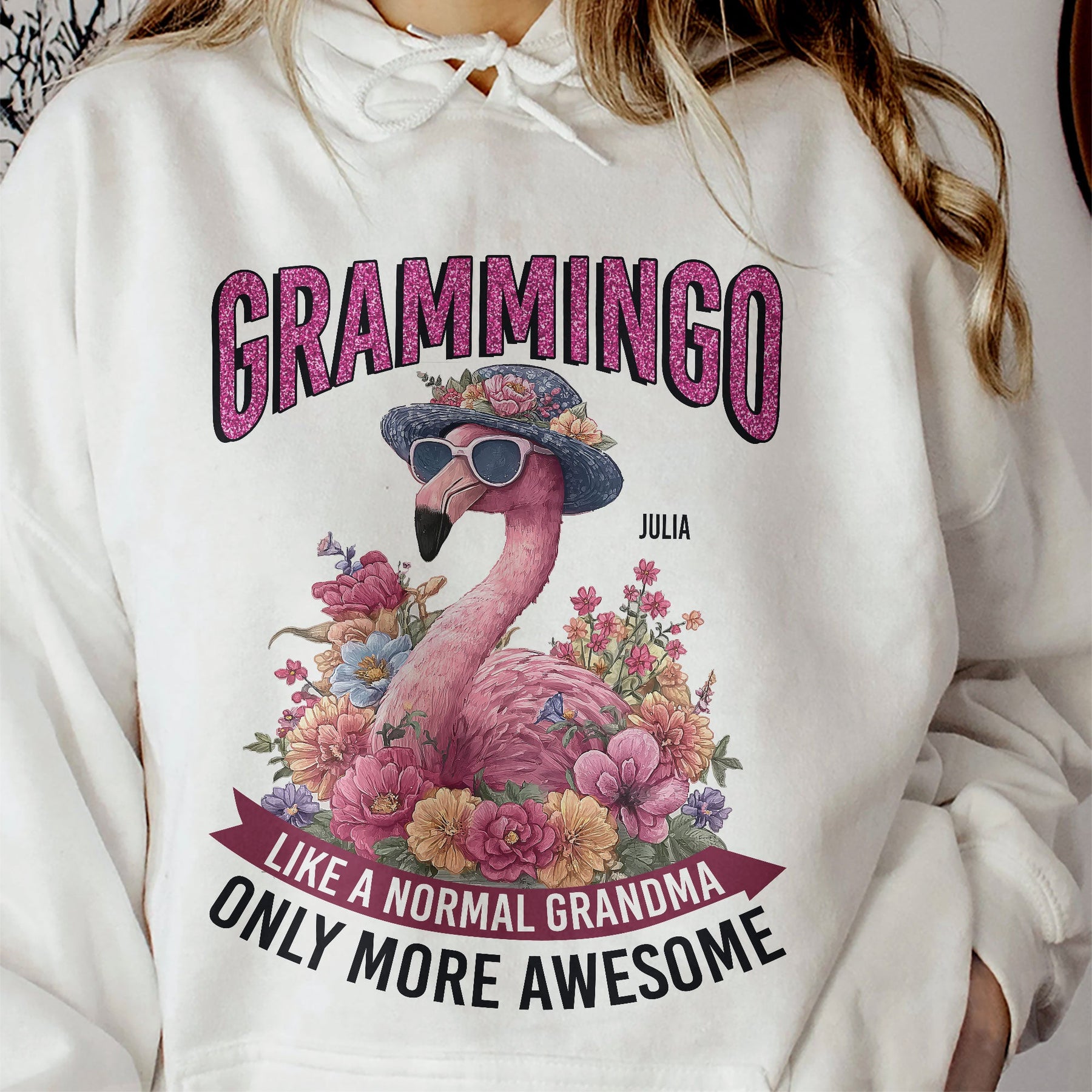 Grammingo Like A Normal Grandma, Only More Awesome - Personalized Shirt