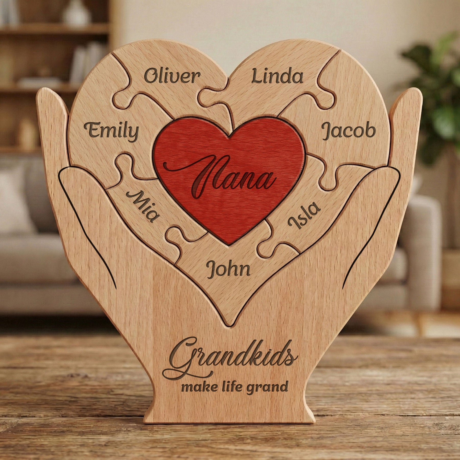 Grandma, Nana, Gigi You Are The Piece That Holds Us Together - Personalized Puzzle