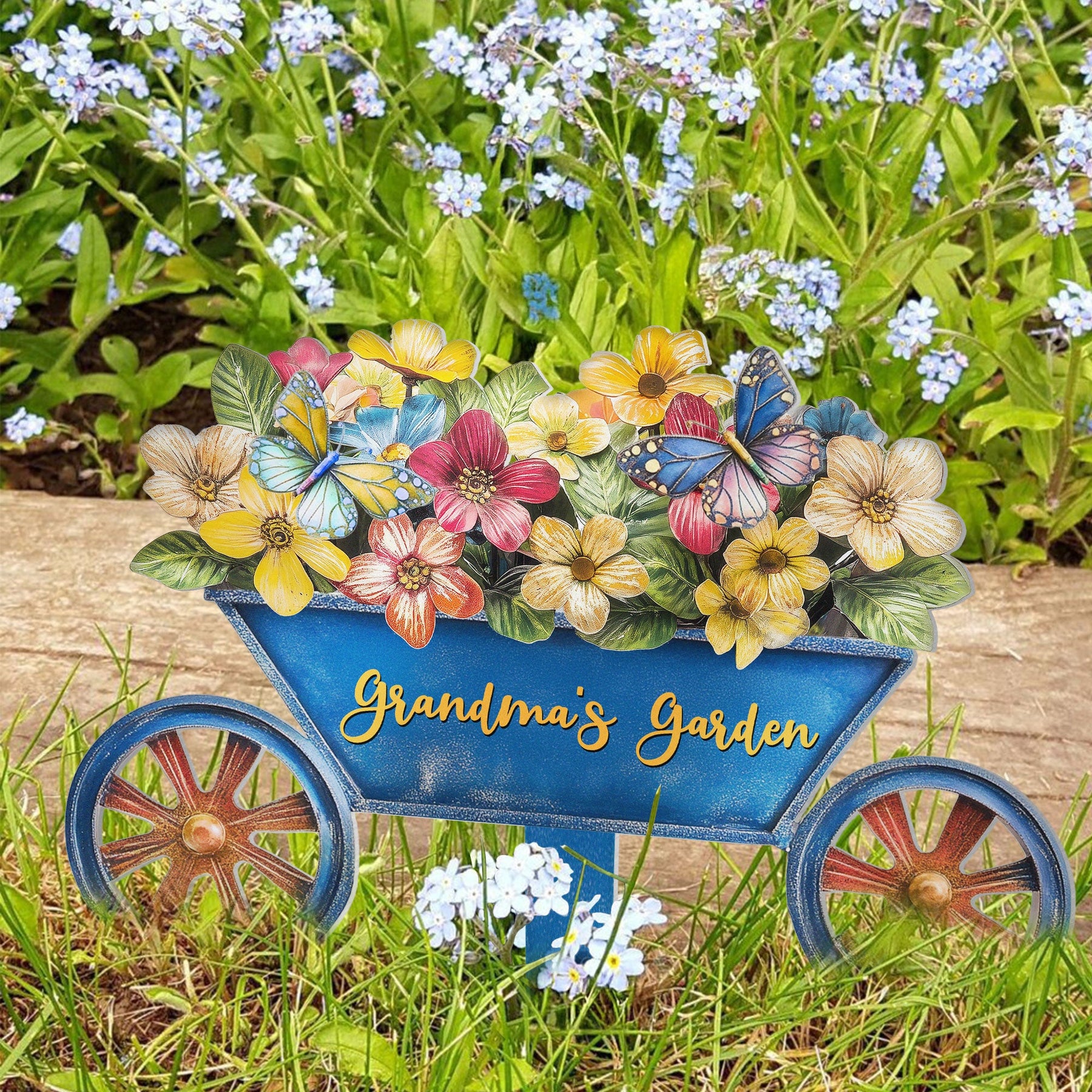 Grandma's Garden - Personalized Metal Garden Stake