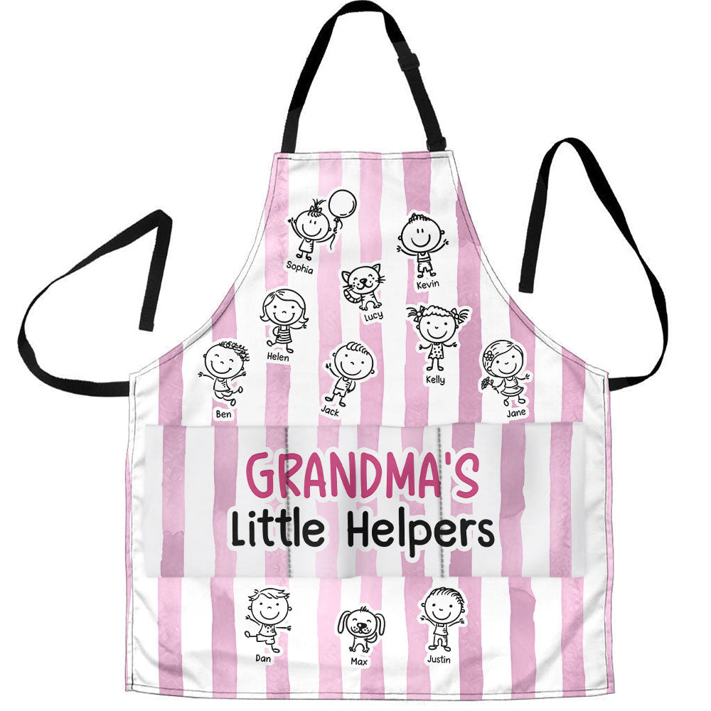 Grandma's Little Helpers - Personalized Apron