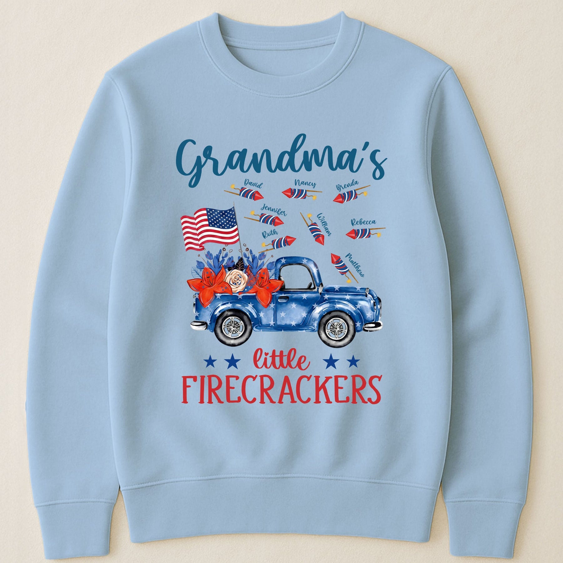 Grandma's Little Firecrackers - Personalized Shirt