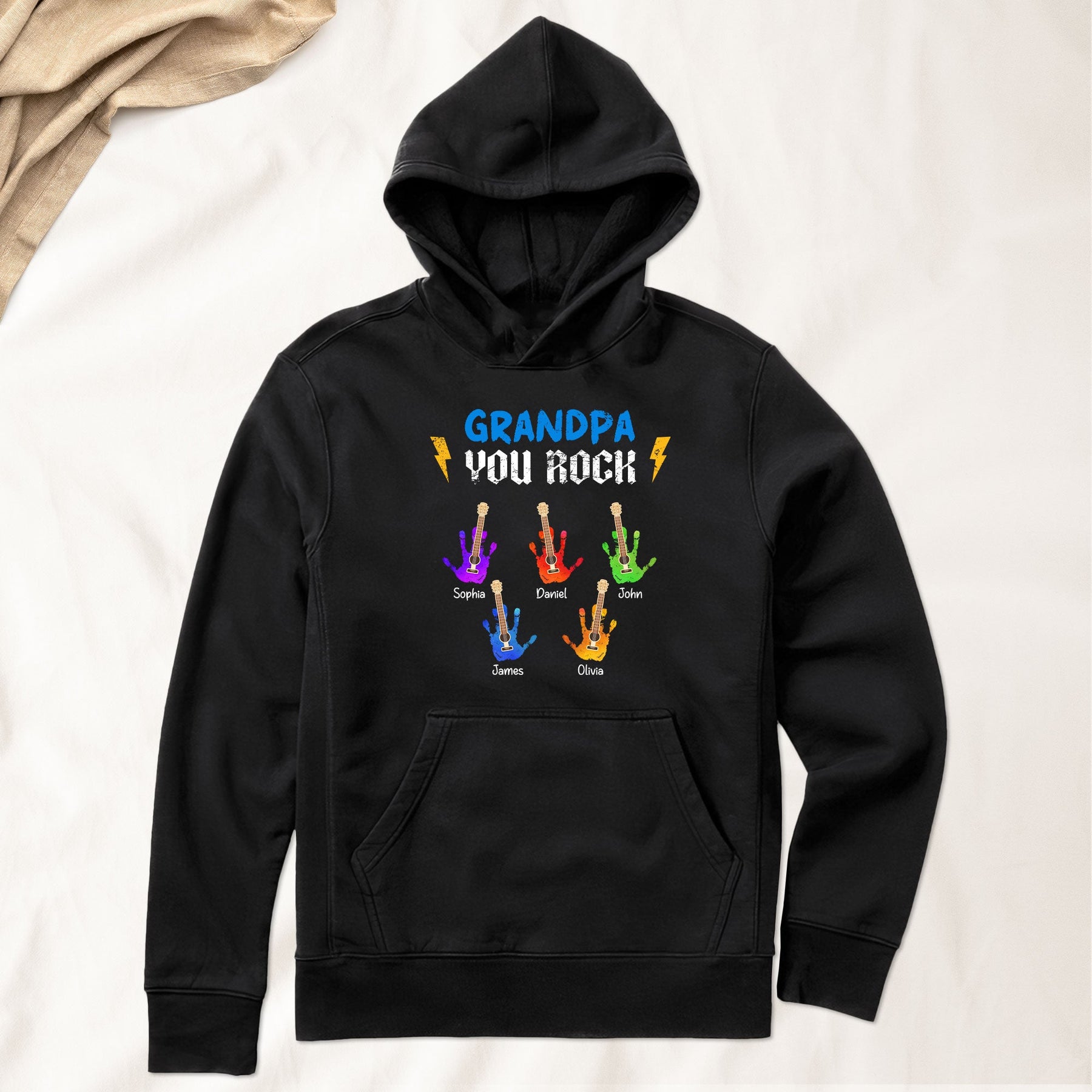 Grandpa You Rock - Personalized Shirt - Gift For Grandpa