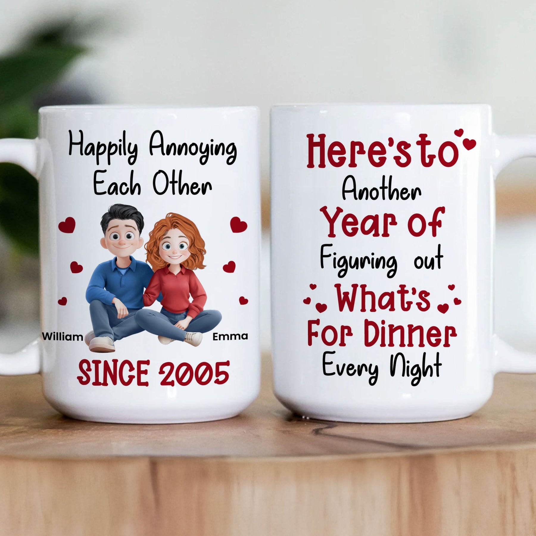 Here's To Another Year Of Figuring Out What's For Dinner Every Night - Personalized Mug