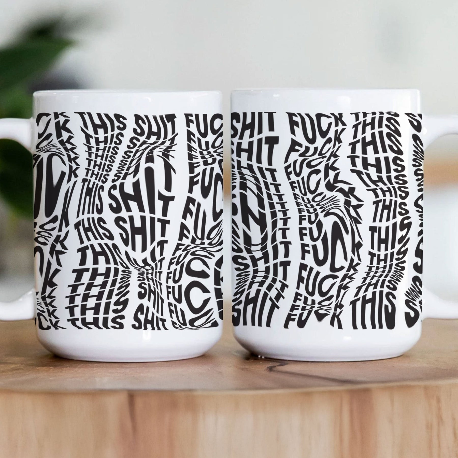 Hidden Swear Message Funny Mug Ver 3 - For Friends, Coworkers, Self Gift - Personalized Mug