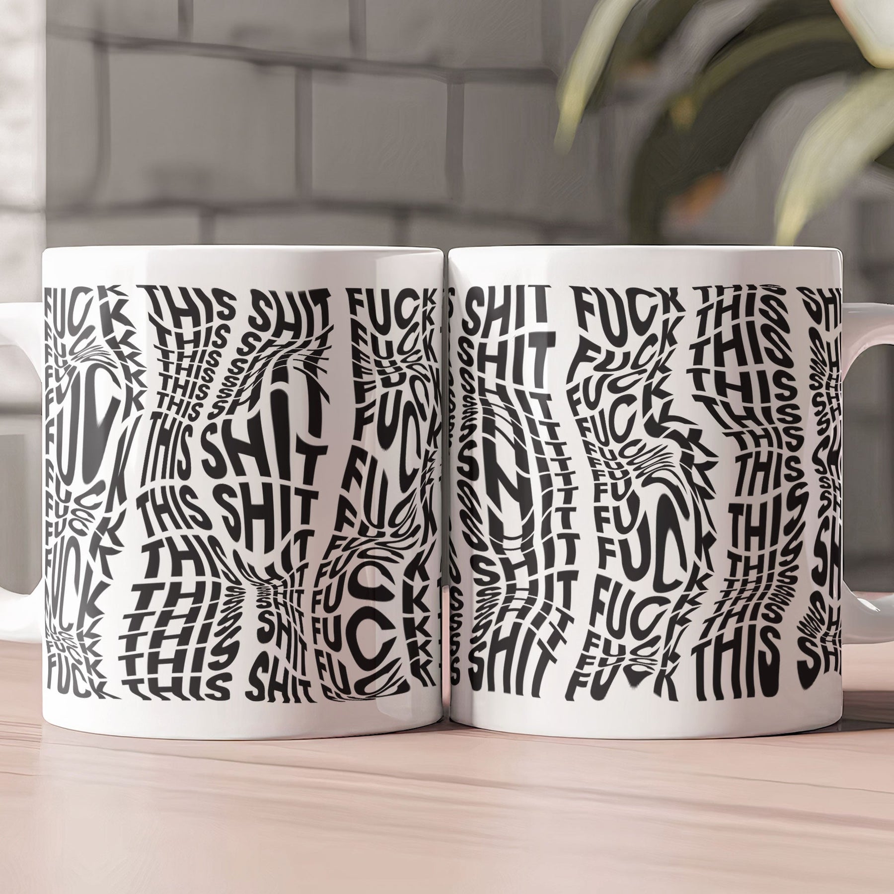 Hidden Swear Message Funny Mug Ver 3 - For Friends, Coworkers, Self Gift - Personalized Mug