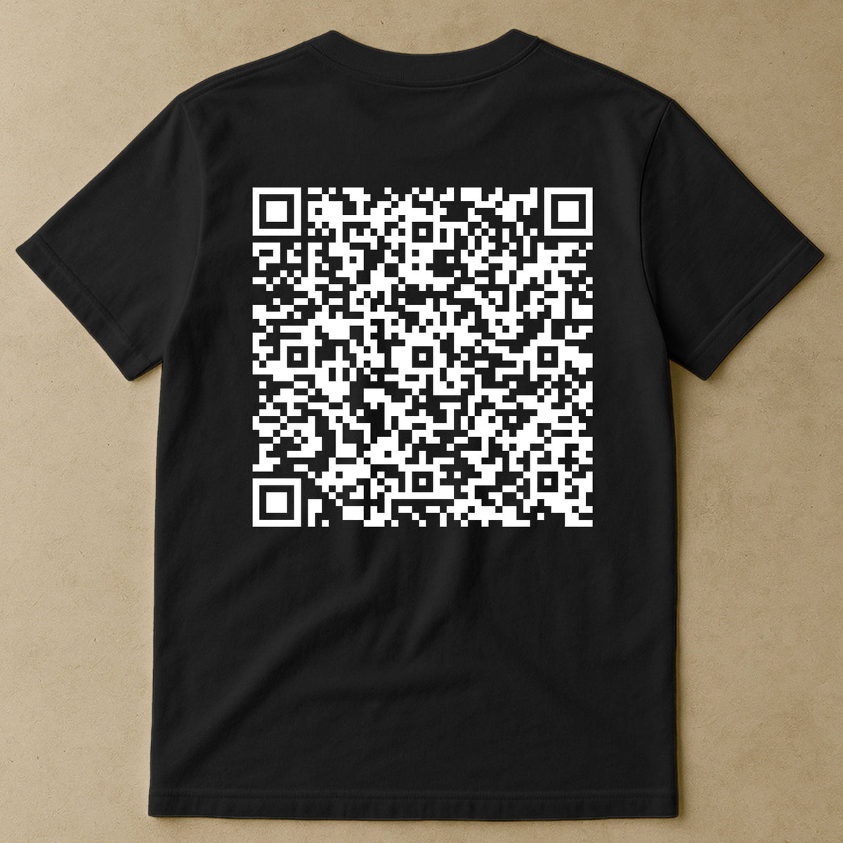 Hidden Swear Words Custom QR Voice - Personalized Back Printed Shirt