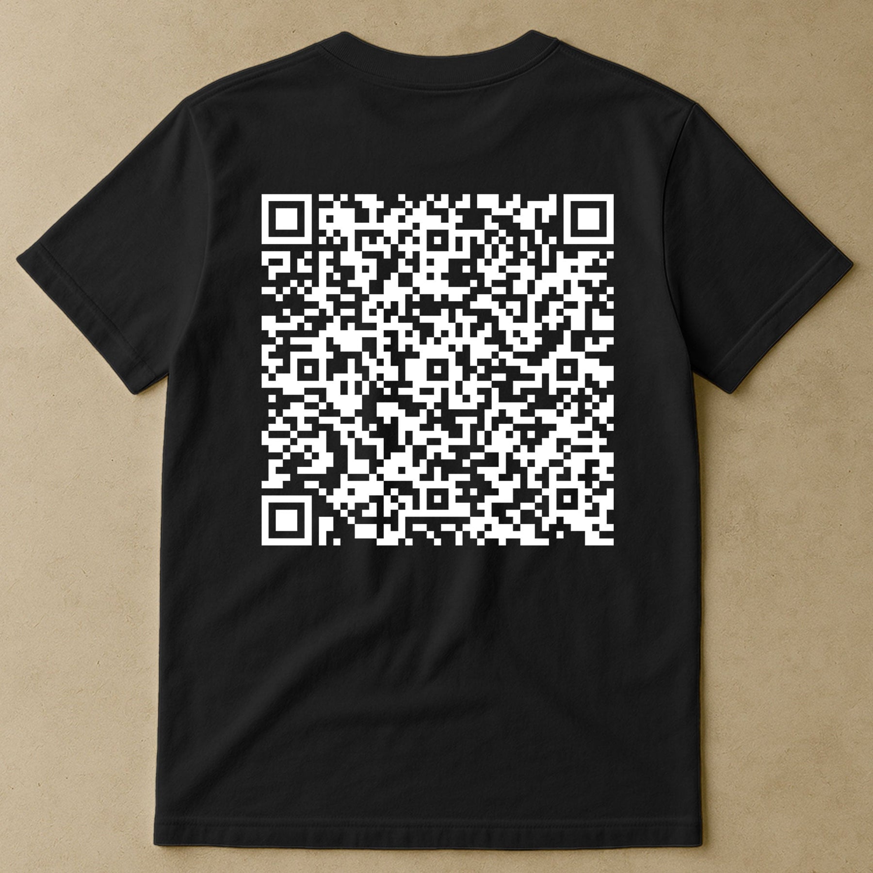 Hidden Swear Words Custom QR Voice - Personalized Back Printed Shirt