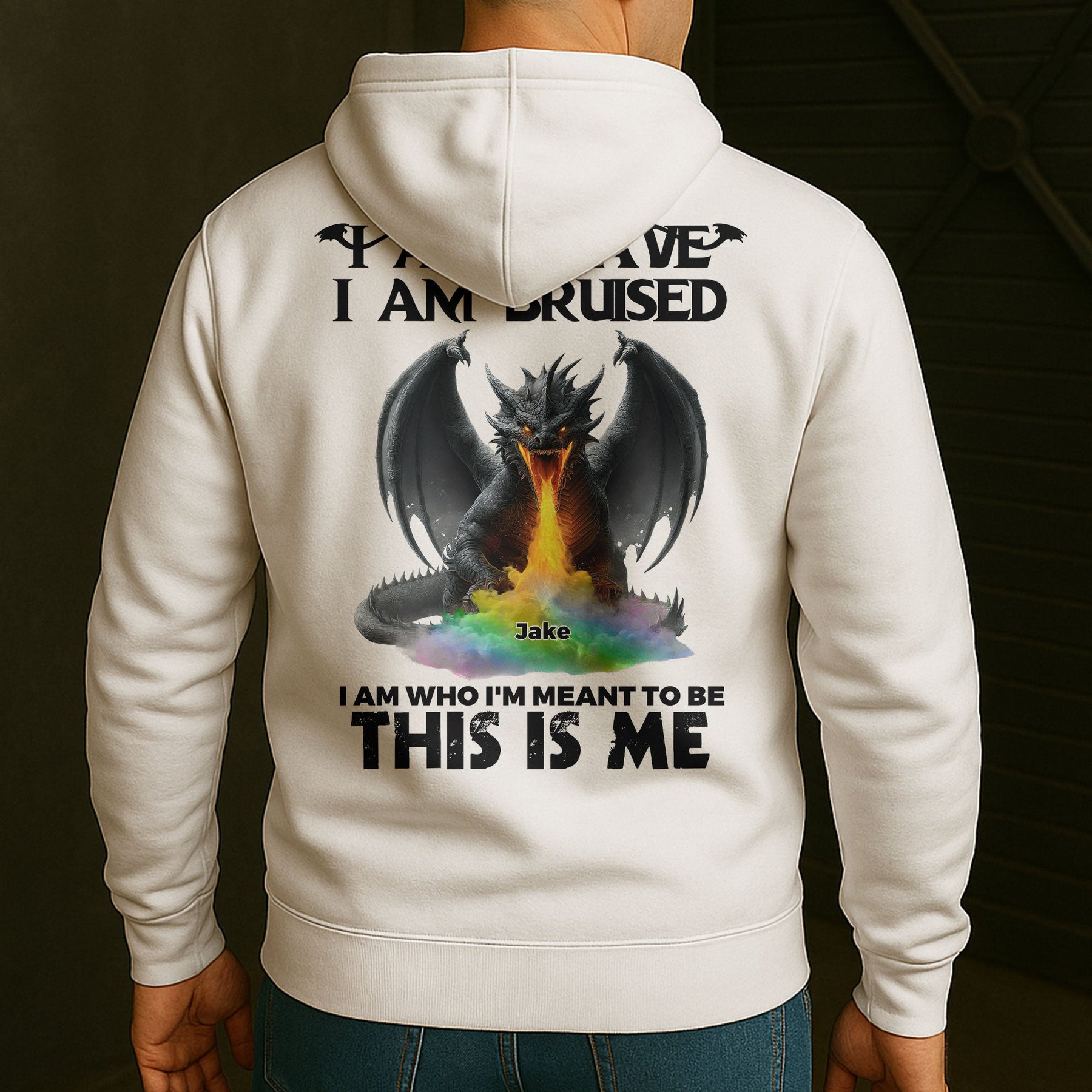 I Am Brave I Am Bruised This Is Me - Personalized Back Printed Shirt