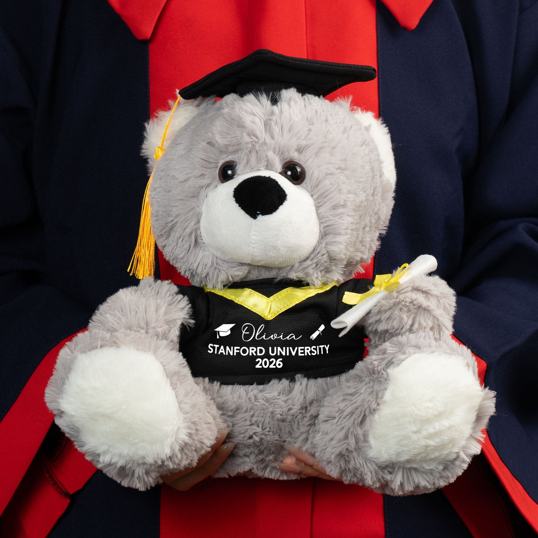 I Am More Proud Of You Than You Will Ever Know - Personalized Graduation Teddy Bear With Photo