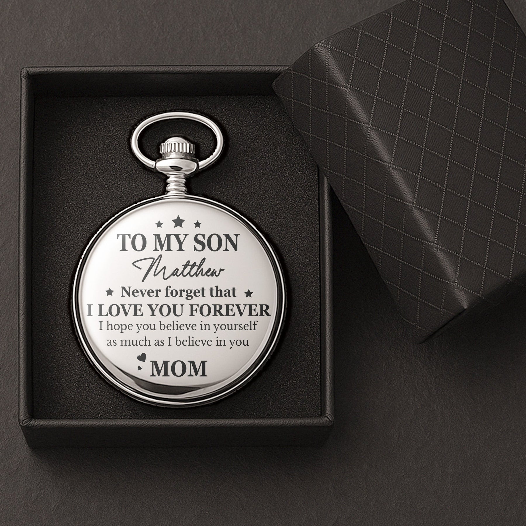 I Hope You Believer In Yourself - Personalized Pocket Watch