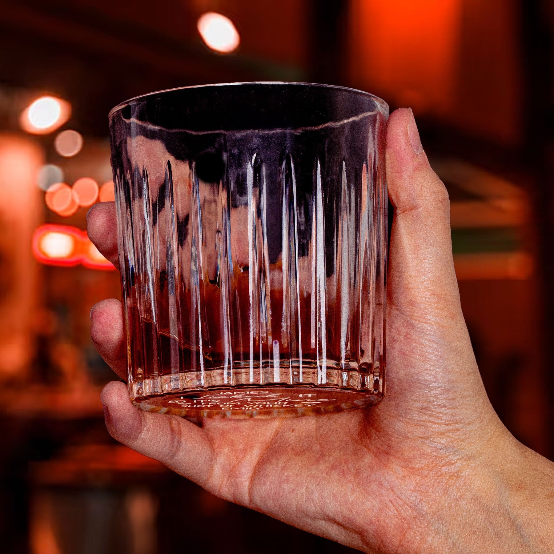 I Licked It, So It's Mine - Personalized Engraved Whiskey Glass