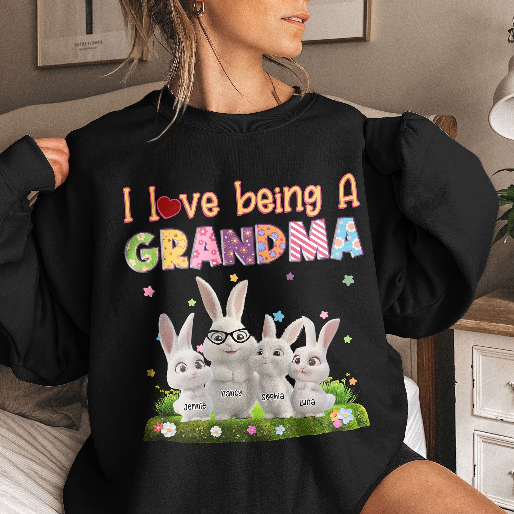 I Love Being A Grandma - Personalized Shirt
