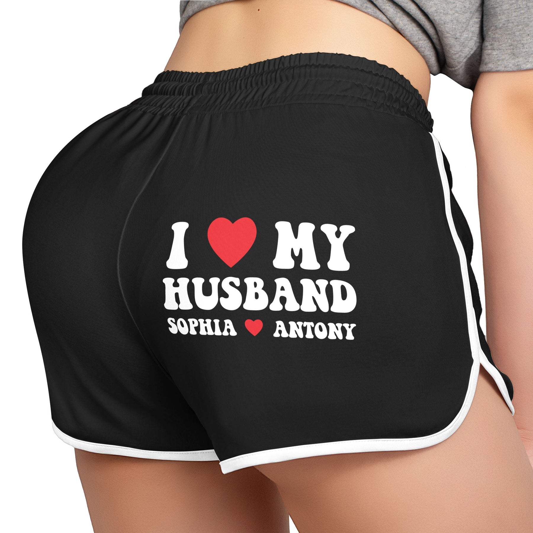 I Love My Husband - Custom Dolphin Shorts