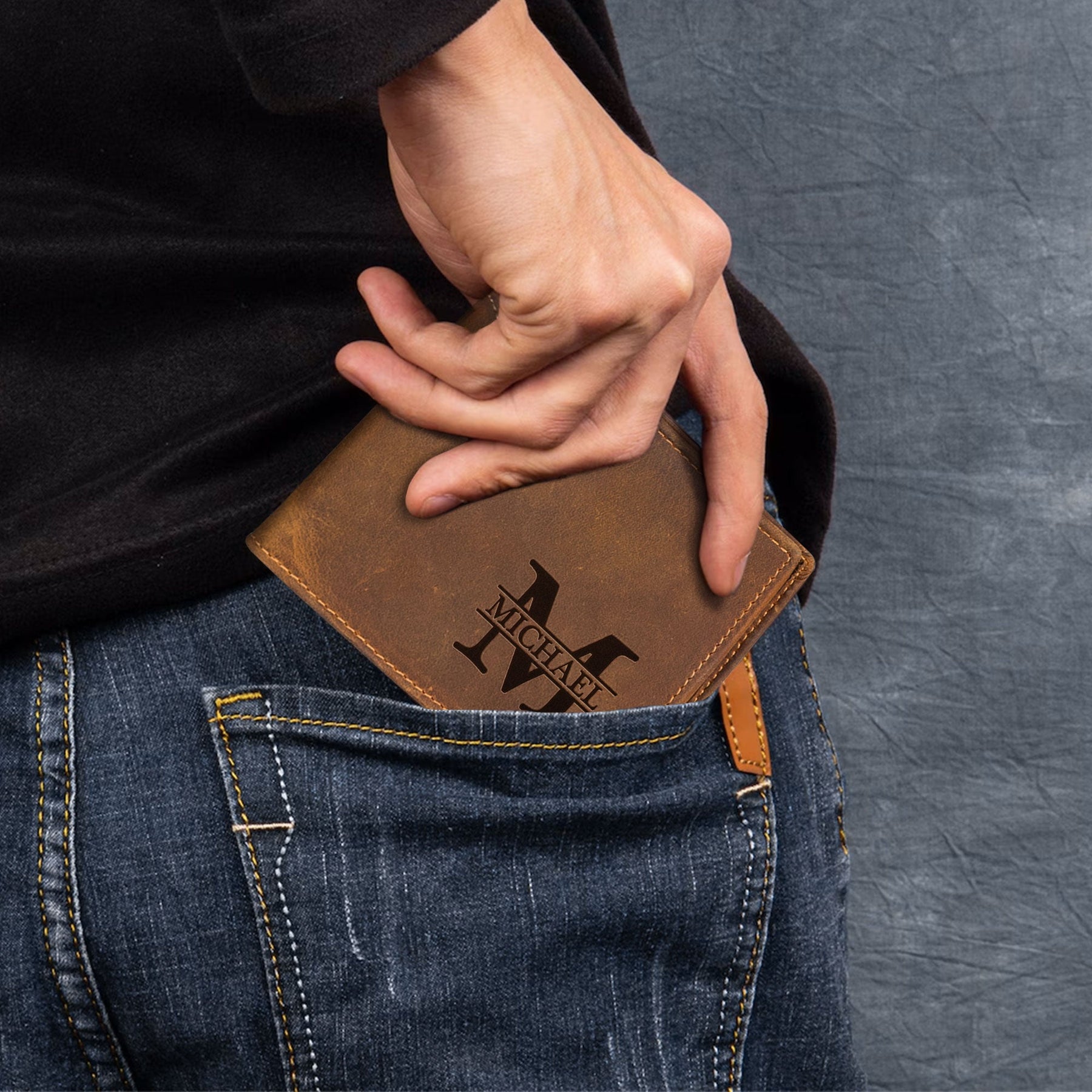 I Love You Gift For Husband, Boyfriend - Personalized Wallet Card