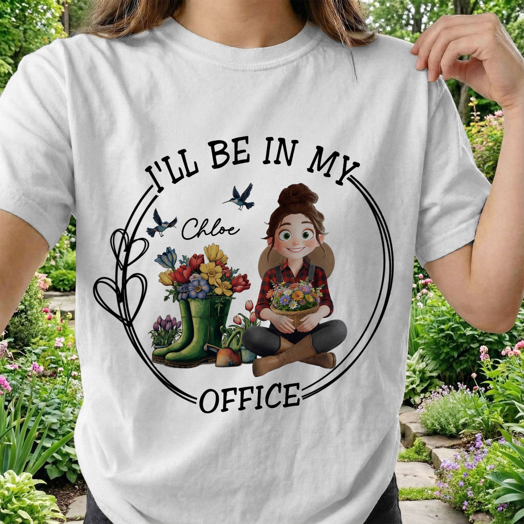 I'll Be In My Office Gardener Shirt - Personalized Shirt