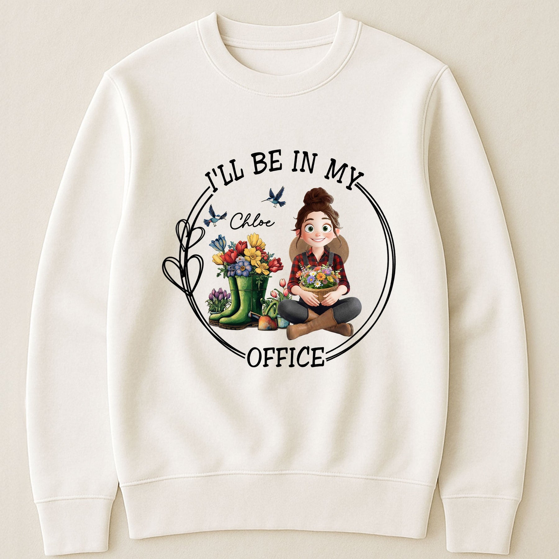 I'll Be In My Office Gardener Shirt - Personalized Shirt