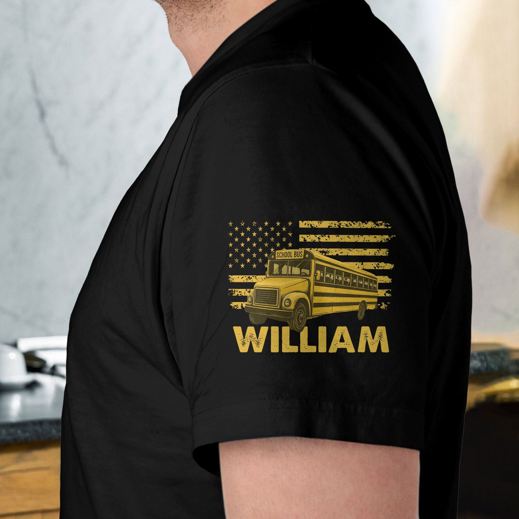 I'm Not Yelling I'm A Bus Driver That's How We Talk - Personalized Shirt