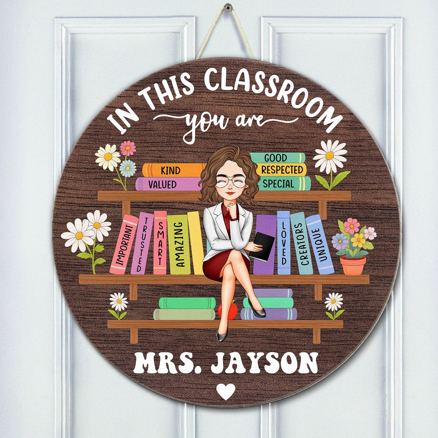 In This Classroom You Are Custom Back To School Decor - Personalized Wood Sign