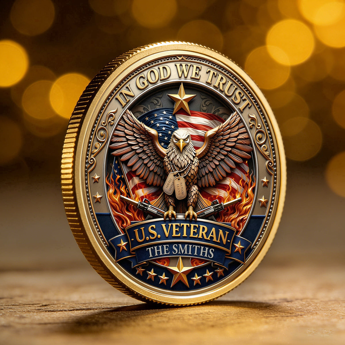 In God We Trust 250 Years Of Blessings - Personalized Coin
