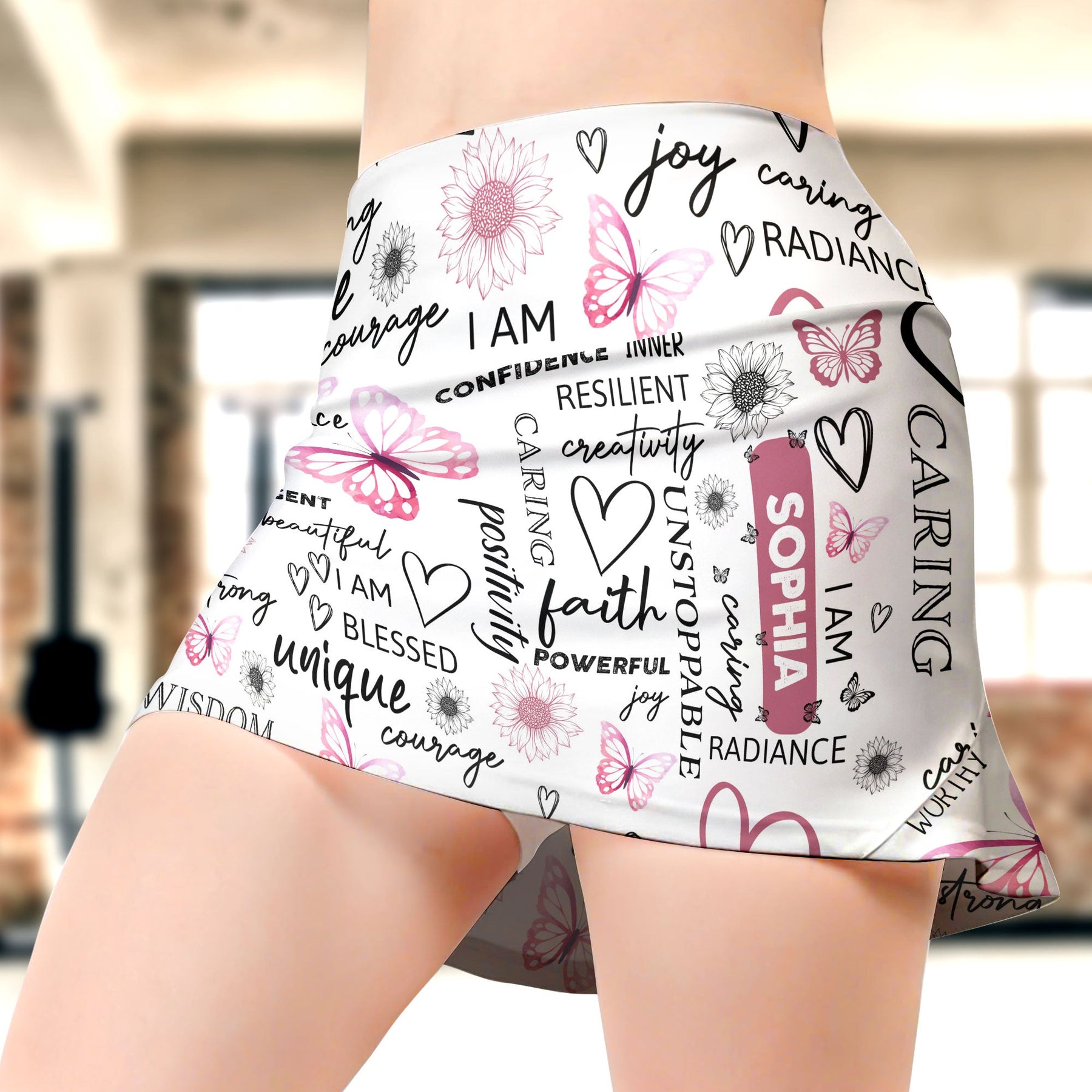 Inspirational Woman - Custom Women's Skorts With Pockets