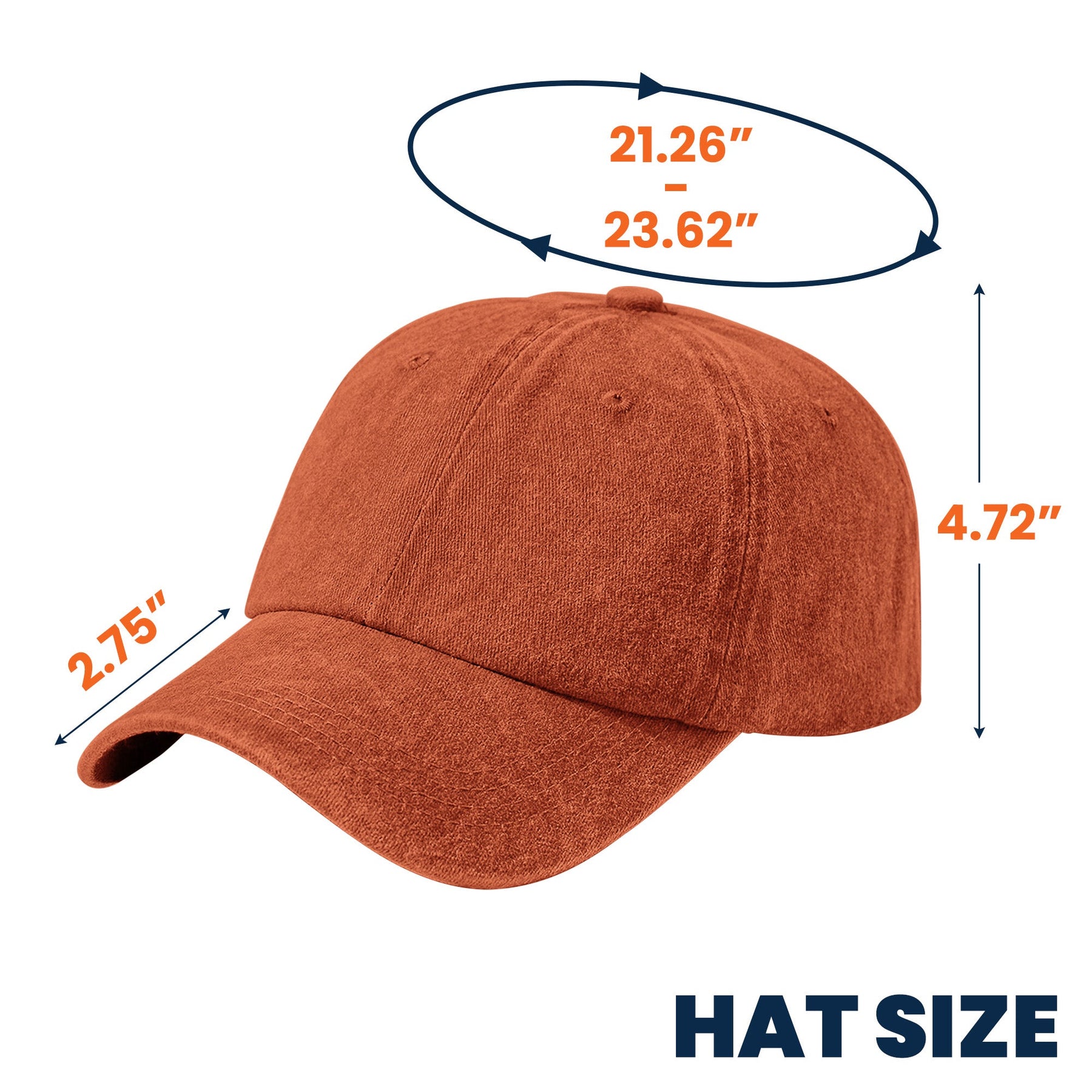 Jack-O'-Lantern Pumpkin Scary Halloween - Personalized Distressed Denim Cap