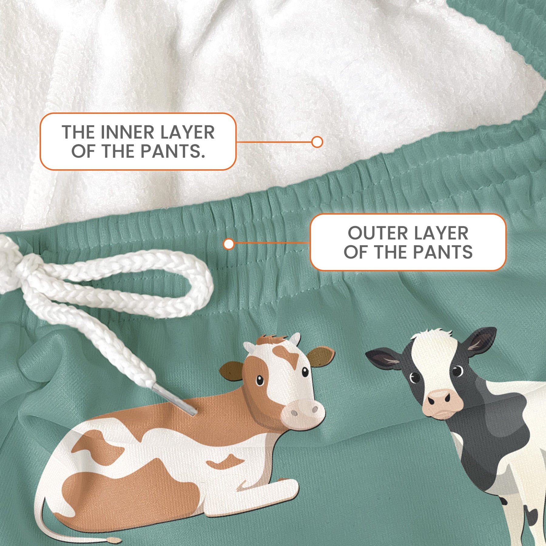 Just A Girl Who Loves Heifers - Personalized Sweatpants