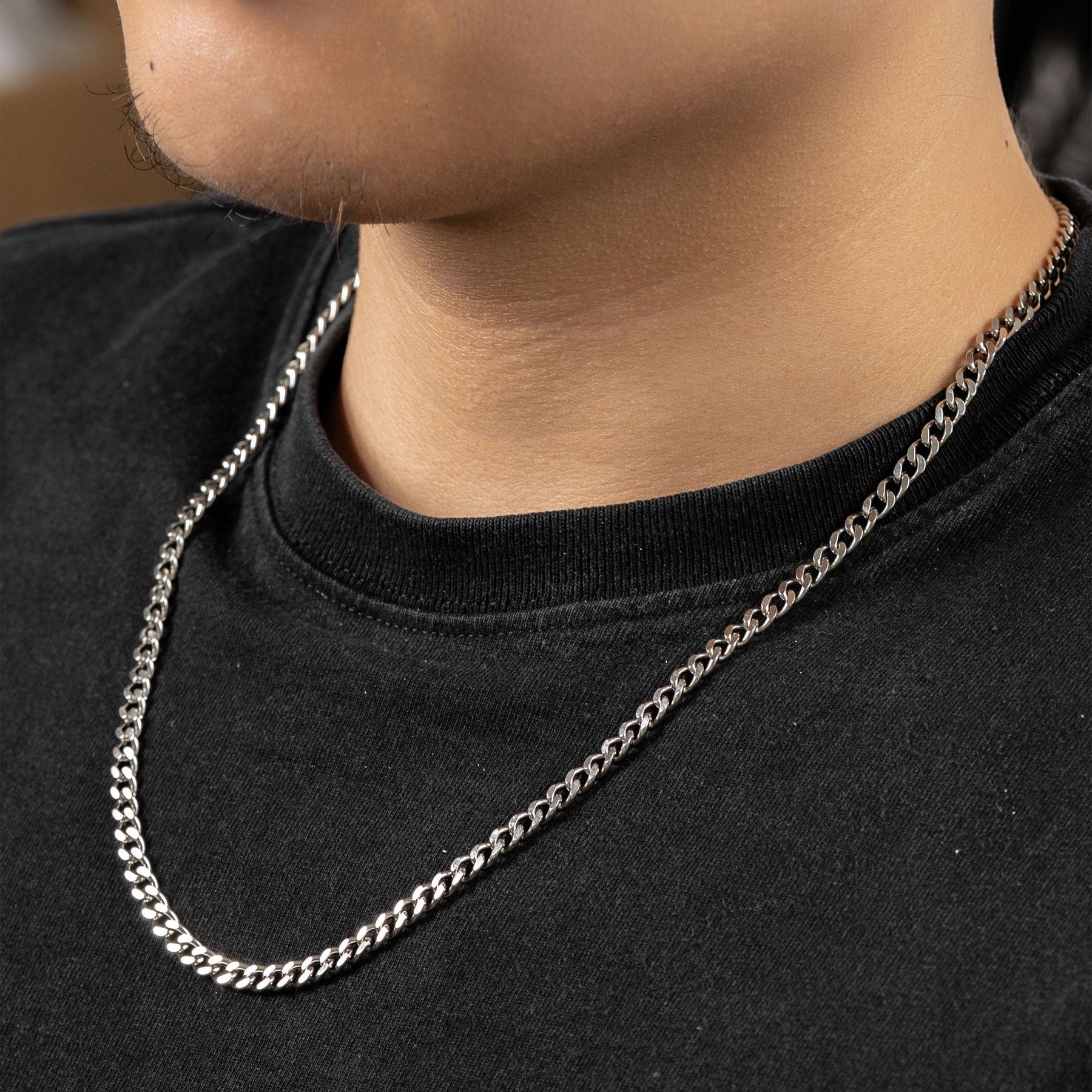Keep This Close To Your Heart Until I Can Meet You - Personalized Photo Men's Cuban Link Chain