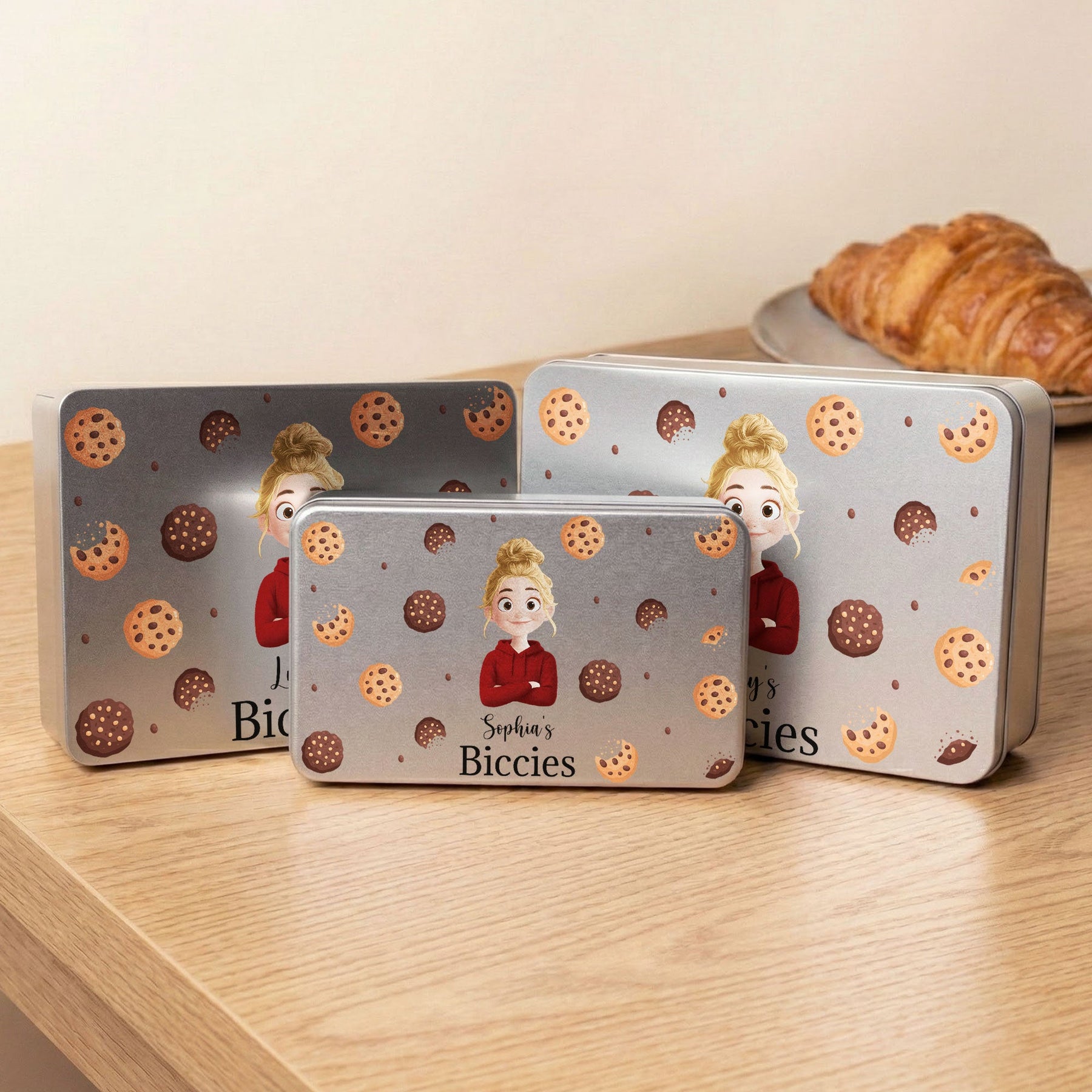 Kid Biccies - Personalized Cookie Tin Box