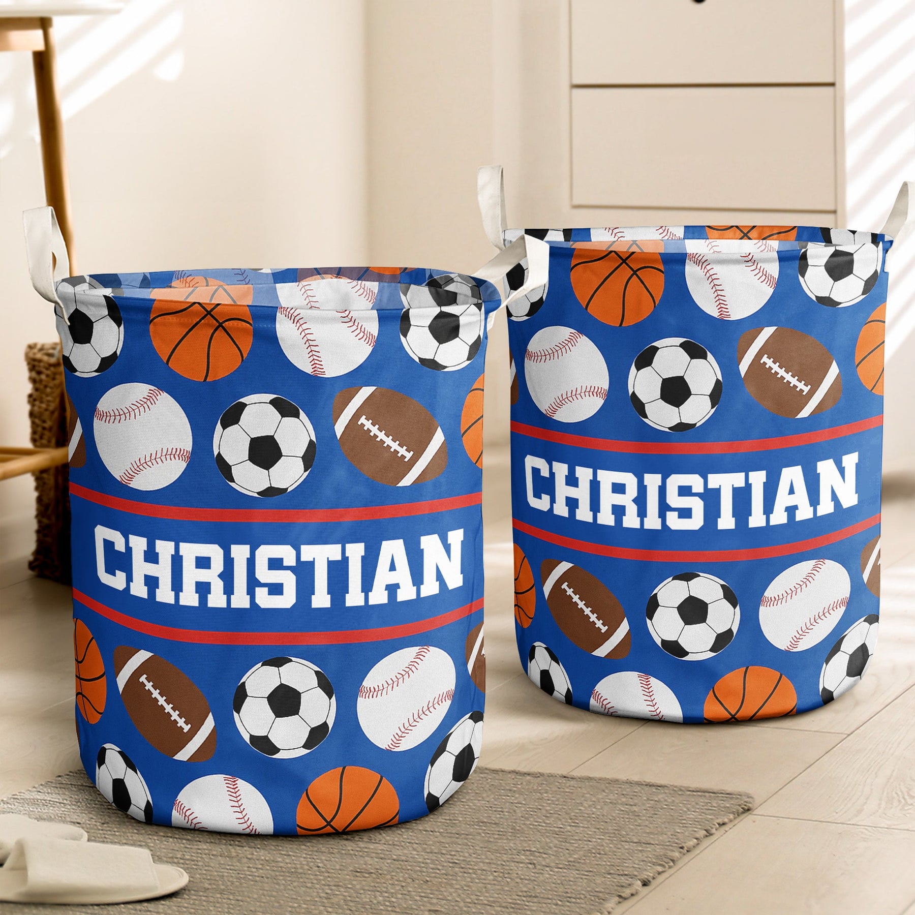Kids Sports - Personalized Storage Basket