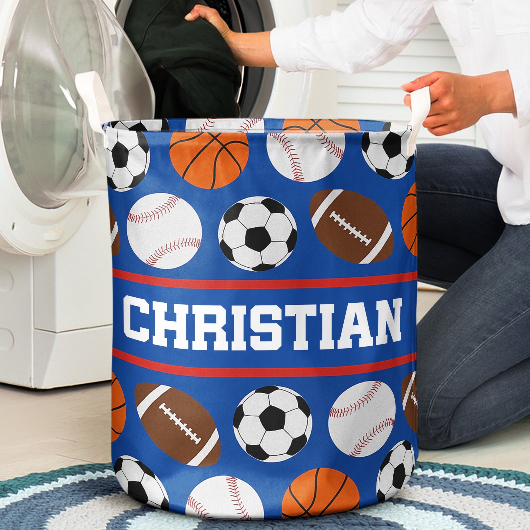 Kids Sports - Personalized Storage Basket